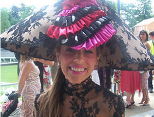 Outrageous hat at Ascot